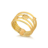 18K Gold Layered Ring 81.0007.6/7/8/9/10