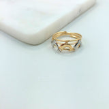 18K Gold Layered Ring 81.0009.6/7/8/9/10