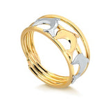 18K Gold Layered Ring 81.0009.6/7/8/9/10