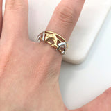 18K Gold Layered Ring 81.0009.6/7/8/9/10