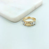 18K Gold Layered Ring 81.0010.6/7/8/9/10