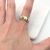 18K Gold Layered Ring 81.0010.6/7/8/9/10