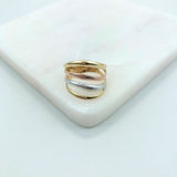 18K Gold Layered Ring 81.0022.6/7/8/9/10