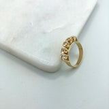 18K Gold Layered Ring 81.0026/1.6/7/8/9/10