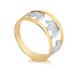 18K Gold Layered Ring 81.0037.6/7/8/9/10