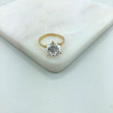 18K Gold Layered Ring 81.0045/1.6/7/8/9/10