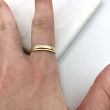 18K Gold Layered Ring 81.0063.6/7/8/9/10/11/12/13