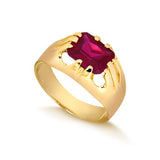 18K Gold Layered Men Ring 81.0066/3