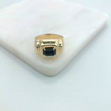 18K Gold Layered Men Ring 81.0071/5.8/9/10/11/12/13