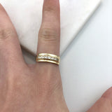 18K Gold Layered Ring 81.0072/1.6/7/8/9/10