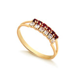 18K Gold Layered Ring 81.0073/3.6/7/8/9/10