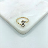 18K Gold Layered Ring 81.0079/1.6/7/8/9/10