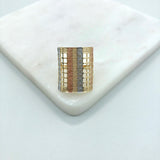 18K Gold Layered Ring 81.0090.6/7/8/9/10