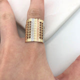 18K Gold Layered Ring 81.0090.6/7/8/9/10