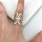 18K Gold Layered Ring 81.0092.6/7/8/9/10