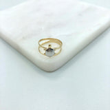 18K Gold Layered Kids Ring 81.0118.1.5/2/3/4/5